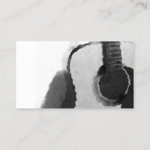 Carte De Visite Guitare huileuse