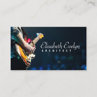 Carte De Visite guitariste de concert public