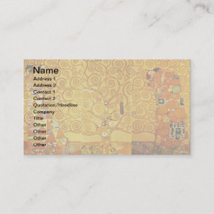 Carte De Visite Gustav Klimt Arbre de Vie : Symboliste Art Nouveau