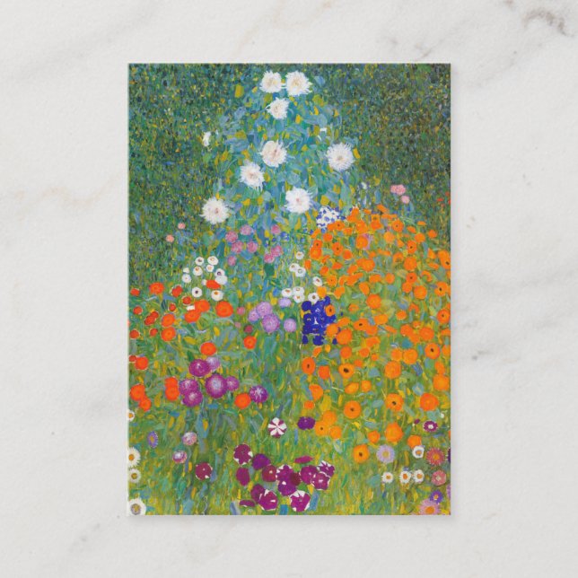 Carte De Visite Gustav Klimt : Jardin d'agrément (Devant)