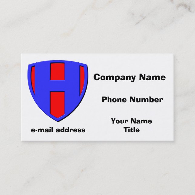 CARTE DE VISITE H (Devant)