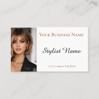 Carte De Visite Hairdressing Template Personalise 