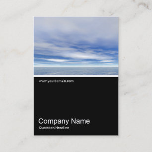 Carte De Visite Half&Half Photo 0200 - Mer et Ciel
