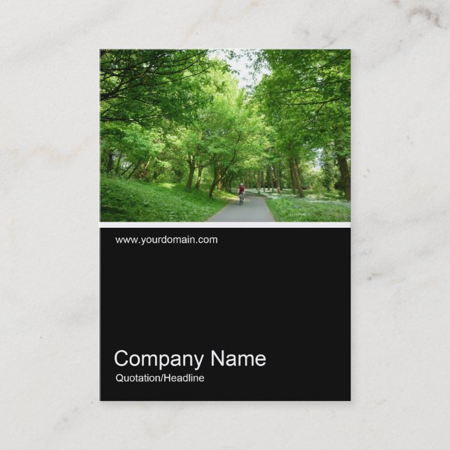 Carte De Visite Half&Half Photo 0222 - Cycle Way (Devant)