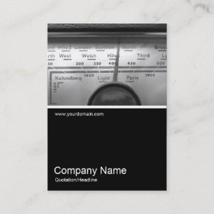 Carte De Visite Half&Half Photo 0225 - Ancien numéro de la radio b