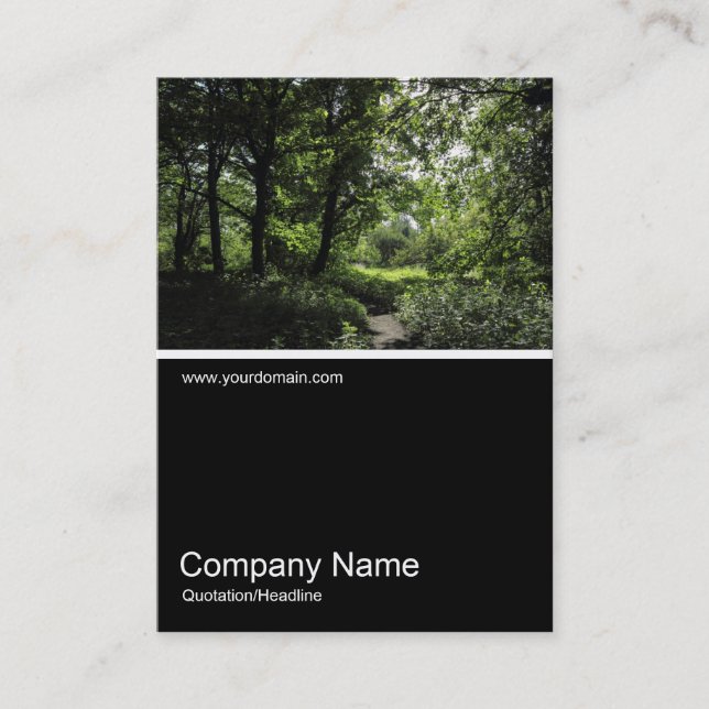 Carte De Visite Half&Half Photo 0324 - Printemps dans les Bois 03 (Devant)