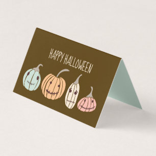 Carte De Visite Halloween Classroom Exchange Jagged Jack-O-Lantern