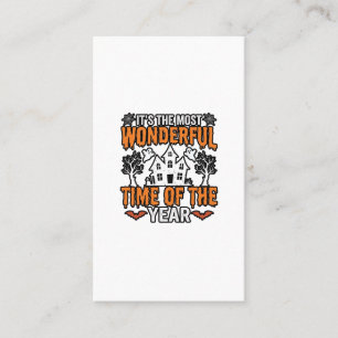 Carte De Visite Halloween Merveilleux Moment De L'année Chemise Vi