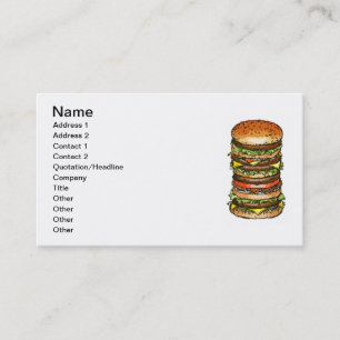 Carte De Visite hamburger