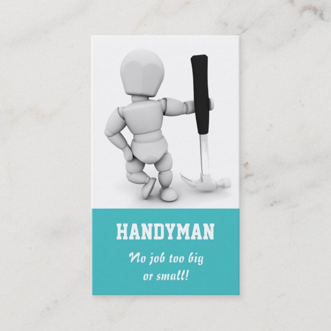 Carte de visite Handyman (Devant)
