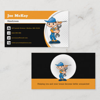 Carte De Visite Handyman | Construction | Entrepreneur