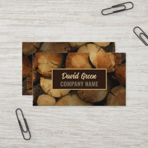 Carte De Visite Handyman Entrepreneur Construction Cartier Bois
