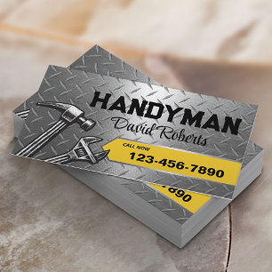 Carte De Visite Handyman Service de réparation et d'entretien Méta