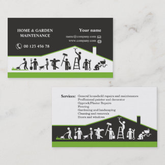 Carte De Visite Handyman services, home maintenance