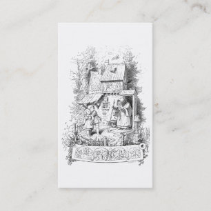 Carte De Visite Hansel et Gretel rencontrent la sorcière