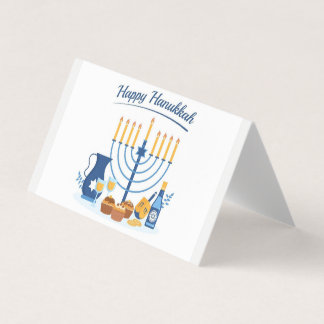 Carte De Visite happy hannukah card