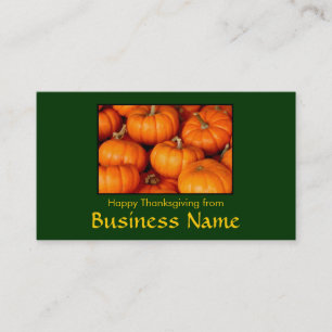 Carte De Visite Happy Thanksgiving