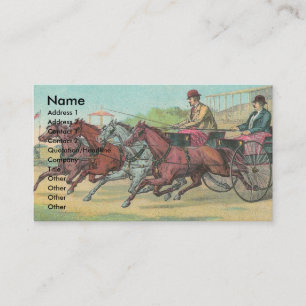 Carte De Visite Harnais Vintage