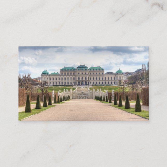 Carte De Visite Haute-Belvédère Vienne Autriche (Devant)