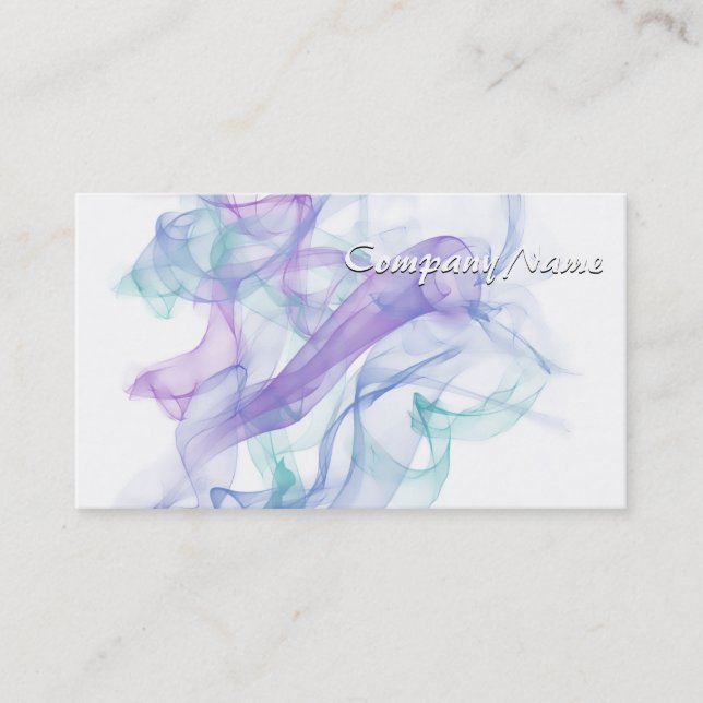 Carte De Visite Haze violet Abstrait (Devant)