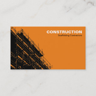 Carte De Visite HC d'échafaudage - orange