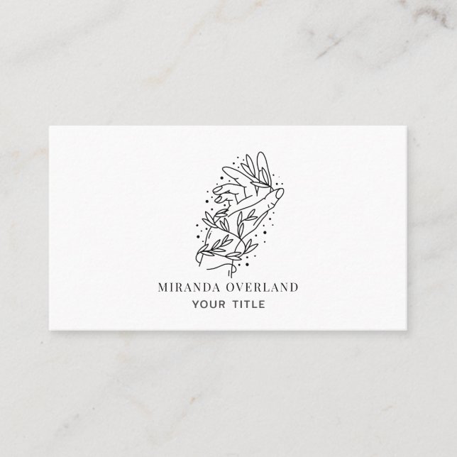 Carte De Visite Herbaliste (Devant)