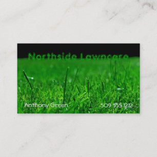 Carte De Visite Herbe de pelouse