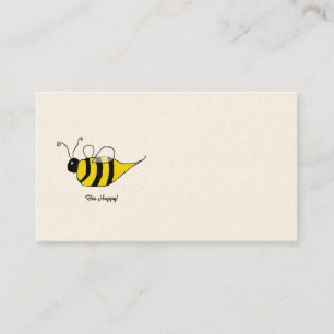 Carte de visite heureux d'abeille