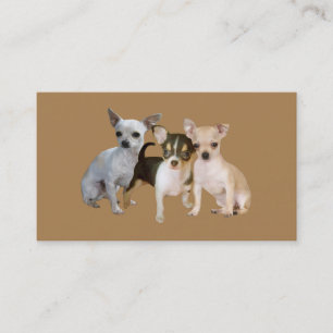 Carte de visite heureux d'éleveur de trio de