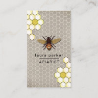 Hexagone Brown rustique d'Apiarist de vendeur de
