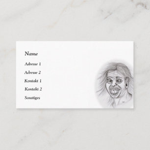 Carte De Visite Hey Baby ! Donne-moi juste un petit sourire !