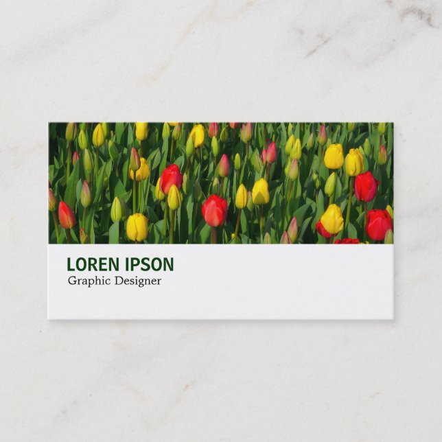 Carte De Visite Hi-Phi - 003 - Tulipes (Devant)