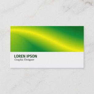 Carte De Visite Hi-Phi - 004 - Vague Verte