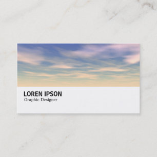 Carte De Visite Hi-Phi - 0141 - Ciel doux