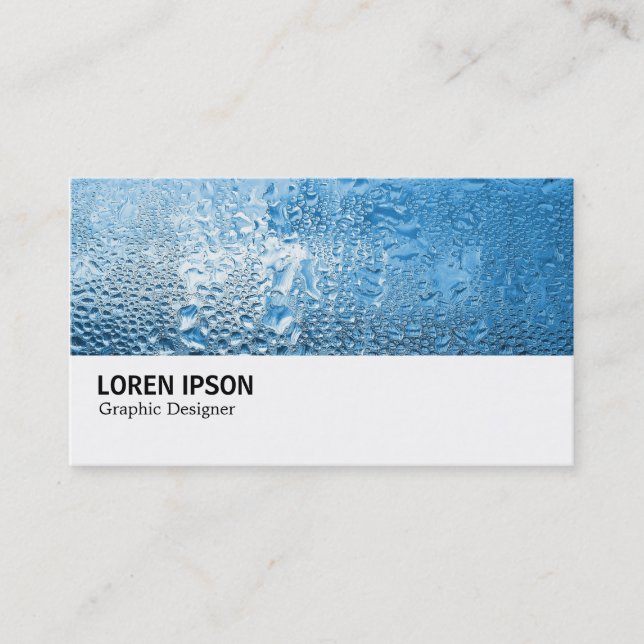 Carte De Visite Hi-Phi - 0168 - Eau bleue Cool (Devant)