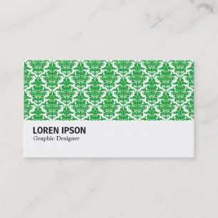 Carte De Visite Hi-Phi - 0230 Grass Green Damask
