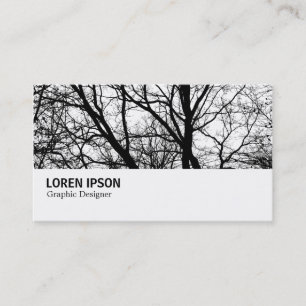 Carte De Visite Hi-Phi - 0281 - Branches silhouettées HC