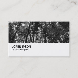 Carte De Visite Hi-Phi - 0301 - Bois à canopée BW