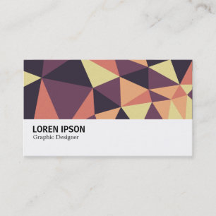 Carte De Visite Hi-Phi - 0391 - Triangles Abstrait 02