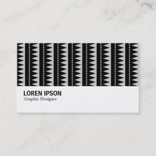 Carte De Visite Hi-Phi - 0414 - Motif de style aztèque - gris