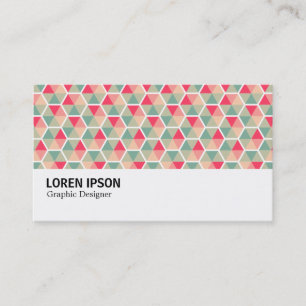 Carte De Visite Hi-Phi - Hexagon Motif 04