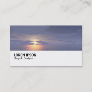 Carte De Visite Hi-Phi - lever/coucher de soleil