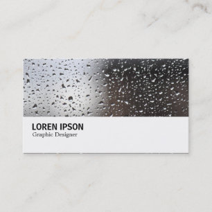 Carte De Visite Hi-Phi - Pluie sur une fenêtre