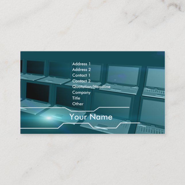 Carte De Visite hi_tech_business (Devant)