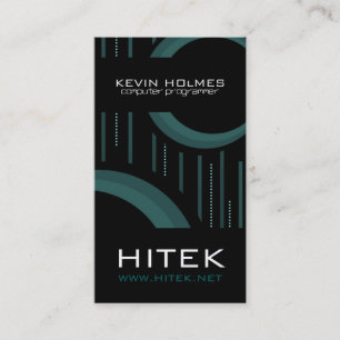 Carte de visite high-tech moderne