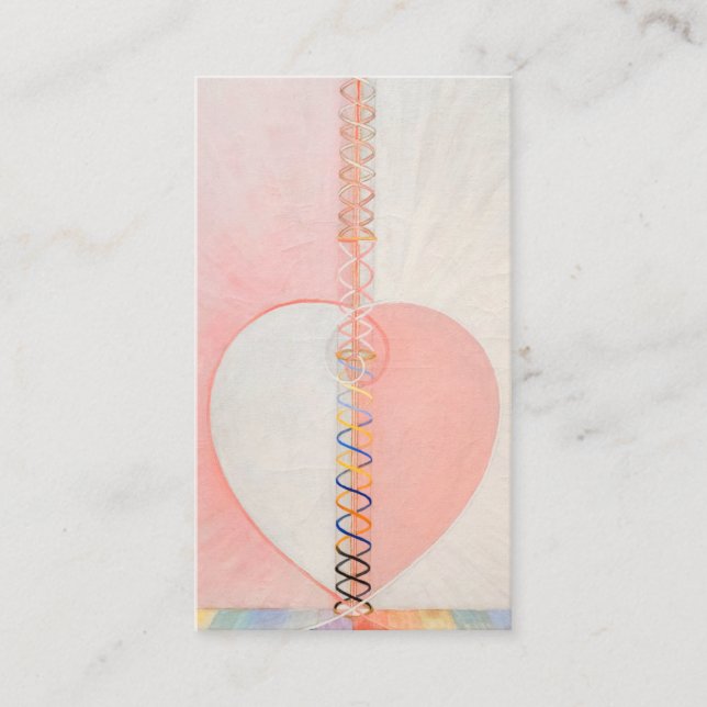 Carte De Visite Hilma af Klint The Dove (Devant)