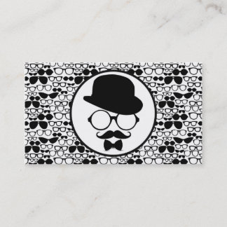 Carte De Visite Hippie frais entouré par des lunettes