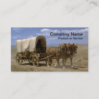 Carte de visite hippomobile de chariot