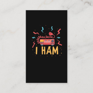Carte De Visite Hobby à fréquence amateur pour opérateur radio ama