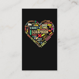 Carte De Visite Hobby Scrapbooking Heart Crafting